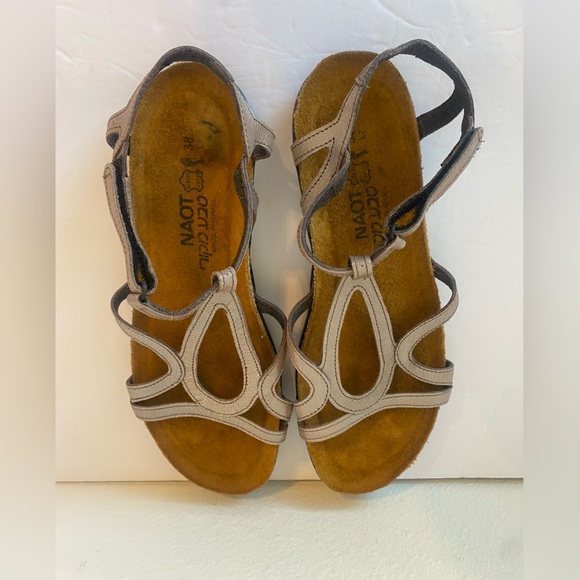 Naot Women's Dorith In Silver Threads Leather - 38 - Picture 3 of 11